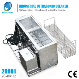 La grande machine industrielle de nettoyage ultrasonique pour la voiture de bloc moteur partie le nettoyage