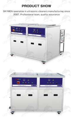 Nettoyeur industriel à ultrasons à fréquence personnalisable avec chauffage pour gros objets