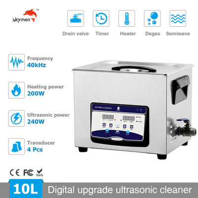 Parachutistes Bath ultrasonique de 2,85 gallons pour la carte avec 200W Heater And Basket