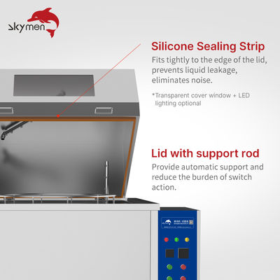 Machine de nettoyage par pulvérisation de panier rotatif de 500 mm 3000W 380V