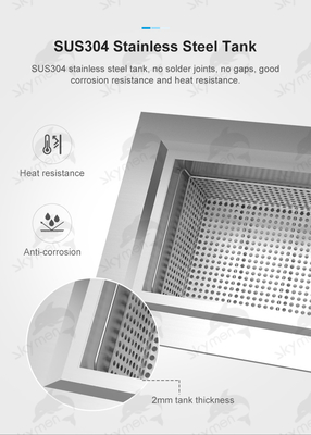 Skymen JP-180ST Nettoyeur industriel à ultrasons 53L 900W Températeur numérique