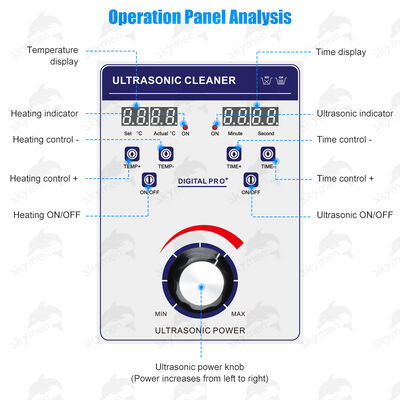 Nettoyeur à ultrasons Skymen avec une capacité de 38L pour nettoyer l'injecteur