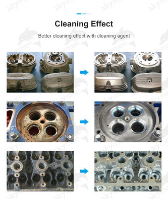 Machine à laver industrielle à ultrasons Skymen 960L pour la maintenance marine, nettoyeur de pièces de moteur