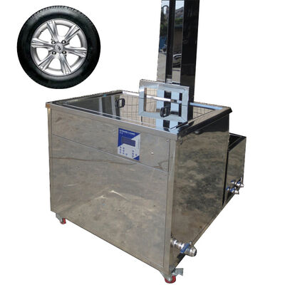 Nettoyeur à ultrasons automatique pour pneus avec levage pneumatique facile à utiliser