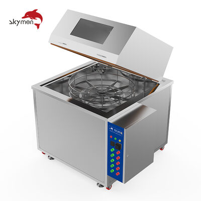 Machine industrielle de nettoyage ultrasonique de jet rotatoire à haute pression pour le dégraissage de pièces métalliques