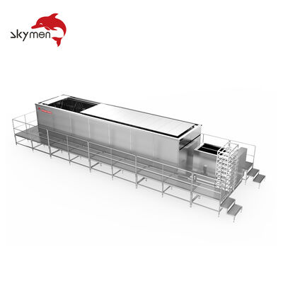 Machine de nettoyage ultrasonique de grande capacité pour échangeurs de chaleur industriels, faisceaux tubulaires et composants robustes