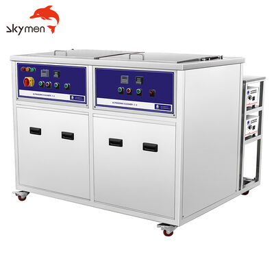 Powerful 2000L Double Tanks Washing Rinse Spray Bubbling Cleaning Custom Made Ultrasonic Industrial Cleaner