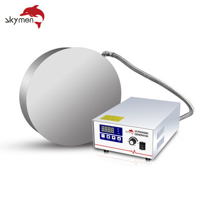 Boîte ronde ultrasonique industrielle de transducteur pour des réservoirs de nettoyage