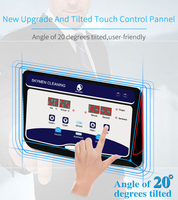 Bath ultrasonique de parachutistes pour l'étui des armes à feu avec l'appareil de chauffage 200W 1,72 gallons