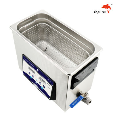 Décapant ultrasonique de parachutistes pour des groupes de transporteur de boulon avec le panier un appareil de chauffage 200W 1,72 gallons