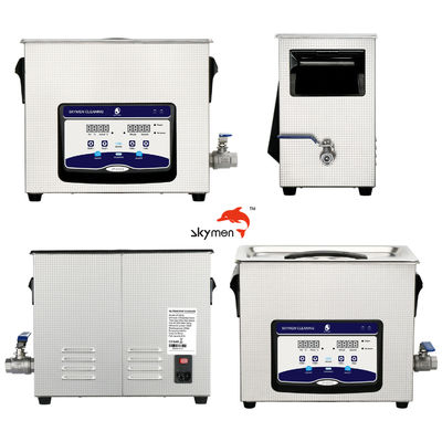 Bath ultrasonique de parachutistes pour l'étui des armes à feu avec l'appareil de chauffage 200W 1,72 gallons