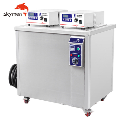 Large échelle simple d'enlèvement d'huile de cire de la machine 640L de nettoyage ultrasonique de cannelure