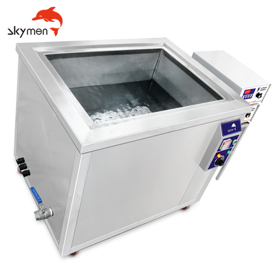 Large échelle simple d'enlèvement d'huile de cire de la machine 640L de nettoyage ultrasonique de cannelure