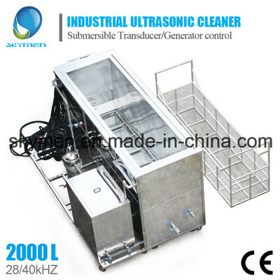 Machine de lavage de cylindres pour pièces de turbine de vilebrequin Skymen 28kHz 360L