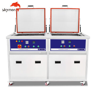 Nettoyeur à ultrasons à double réservoir avec réservoir de nettoyage et réservoir de rinçage